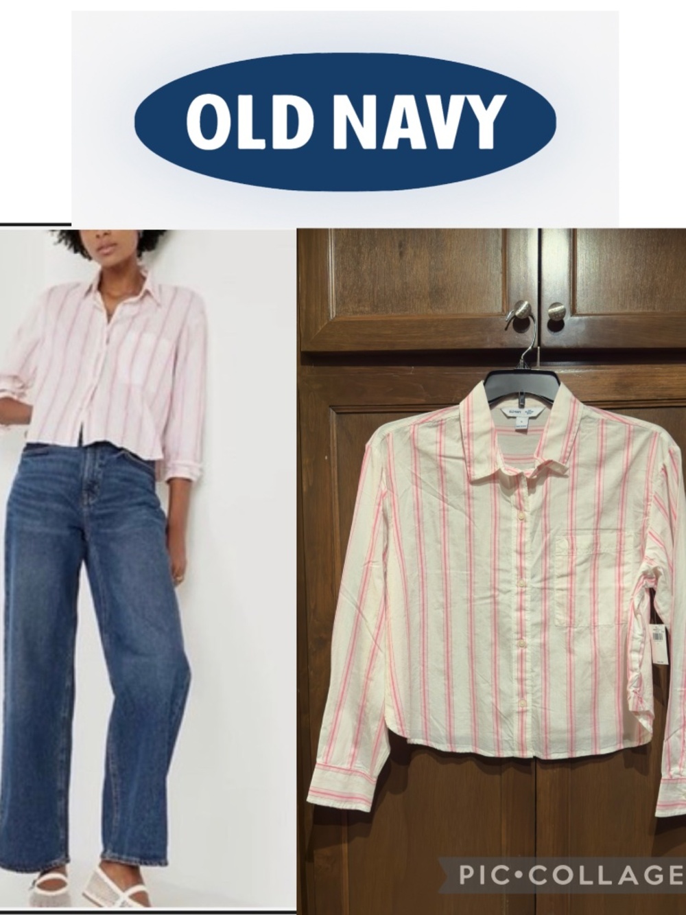 Old Navy Cropped shirt
